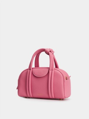 Women's's Songmont Bowling Small Duffle Bags Pink | AUZ5721WG