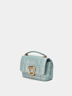 Women's's Songmont Chocolate Mini Bags Blue | IJA3752NH