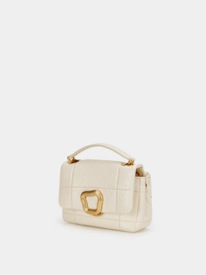 Women's's Songmont Chocolate Mini Bags White | YFL7790GL