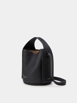 Women's's Songmont Drippy Bucket Bags Black | PST6446UU