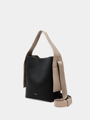 Women's's Songmont Drippy Medium Tote Bags Black | KLD1498HF