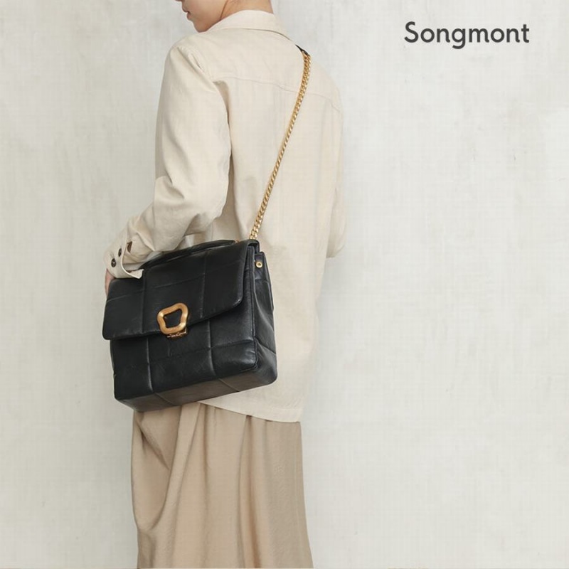 Women's's Songmont Chocolate Large Bags Black | RVJ7080UL