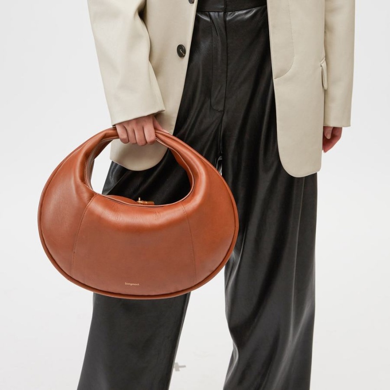 Women's's Songmont Luna Large Bags Brown | DFK545SR